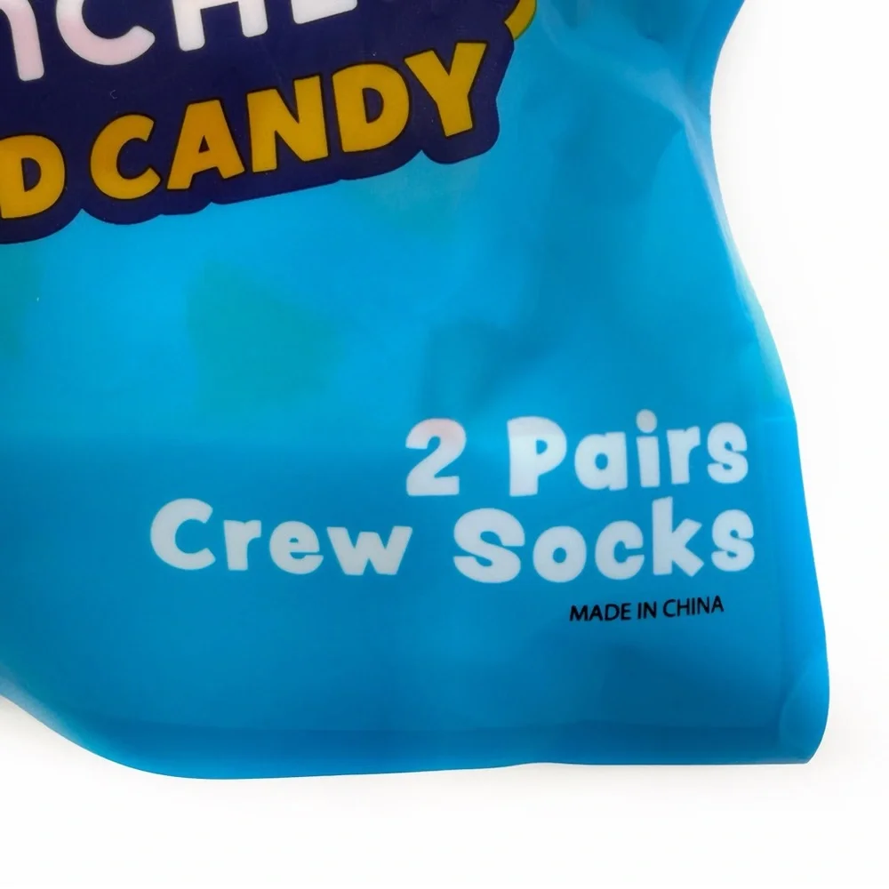 Jolly Rancher Candy Crew Socks Womens Gift Set Cherry Watermelon Light Pink Red